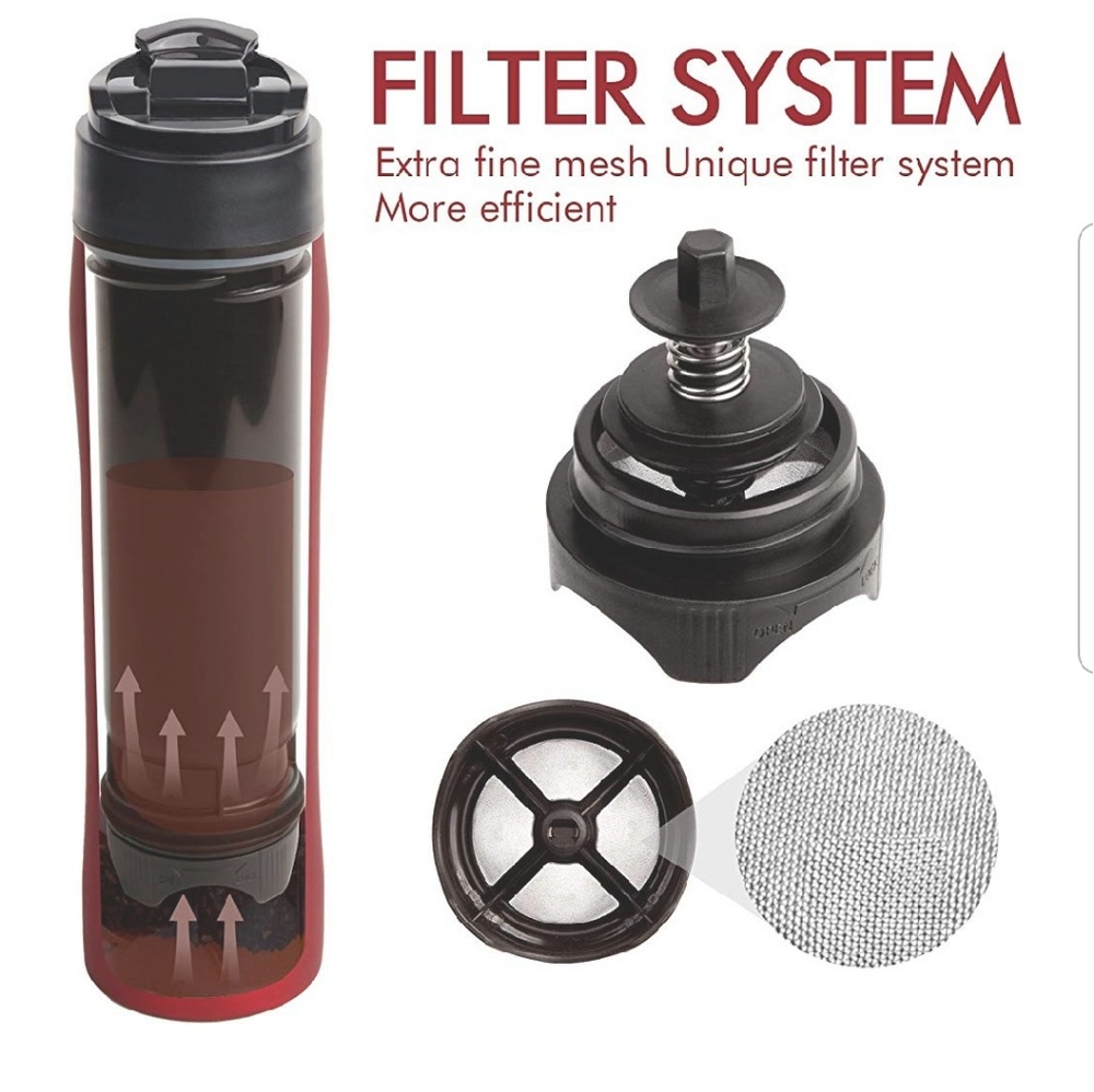 Portable French Press Coffee Maker - Picture 5 of 7